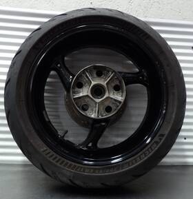 64111-15h01 Suzuki 08-20 Hayabusa Gsx1300r Rear Back Wheel Rim W Rotor And Tire
