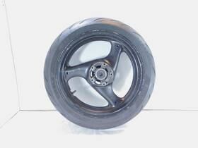 64111-21e01-0fp Suzuki 1994-1996 Rf600r Rf600 Black Rear Hub 3 Spoke Cast Rim Wheel And Tire