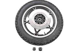 64111-49100-291 Suzuki 81 Gs550e Rear Wheel Rim And Tire 130/90-17