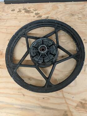 64150-37300-12v Suzuki 1981 Gn 400 Rear Wheel/rear Rim