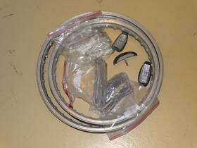 65311-28322 Suzuki Akront Rim Set 18 21 Vintage Rm125 Tm Dirt Bike Rims Locks Spokes Nip