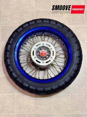 65311-37l10-q19 Suzuki 2000-2024 Drz400sm Oem Rear Back Wheel Rim Rotor Tire And Sprocket Blue