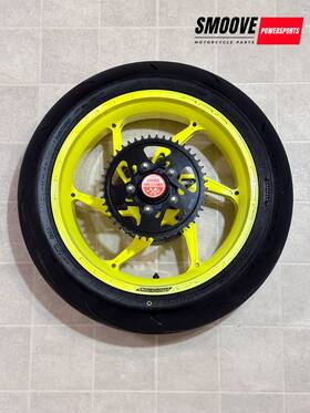 Gxr1k4a6-phvy Suzuki 2017-2025 Gsxr1000 Core Moto Rear Back Wheel Rim Tire Sprocket Yellow