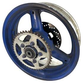 J17xmt44.50 Suzuki Oem Genuine Dot Rear Wheel 18 Inch X 5 With Brake Rotor Blue