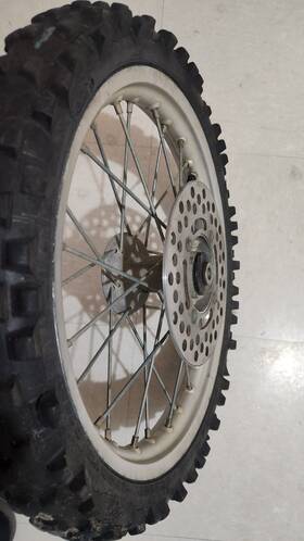 K4109-01124 Suzuki 2000 - 2023 Suzi Rm65 Kawi Kx65 Genuine Oem Comp 14 Inch Front Wheel Assy And Spacers