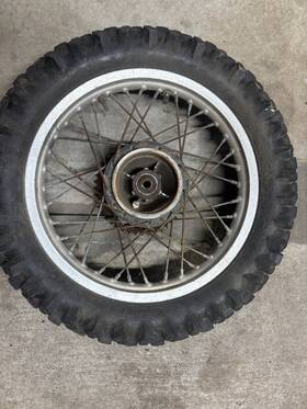 Rm82850 Suzuki 1985 Rm80 Rear Wheel And Tire