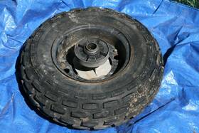 Rv90 Suzuki 1973-75 Rv 90 Oem Rear Tire And Rim Hub