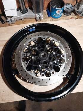 Wr636-0a Suzuki Black Front Wheel Rim For Gsxr600 Gsxr750 2011 2012 2013 2014 2015 2016