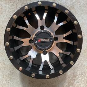 14s3-1037 System 3 St3 Wheel 14x7 5 2 30mm 4/137 Matte Machined/black 14s3-1037 System 3 St3 Wheel 14x7 5 2 30mm 4/137 Matte Machined/black