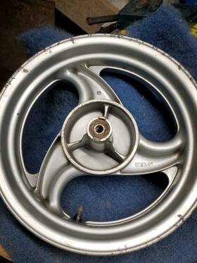 2.of.012.0.208.1 Tafime 13 Inch Aluminum Rim For A Scooter. This Is The Rear Only. No Tire