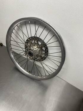 4111-15d00 Takasago 1990 - 1999 Suzuki Dr350 Se Dr350s Front Wheel Rim Hub Tire Brake Rotor 21x1.60