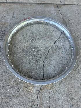 Suzukirkz450 Takasago 2018 - 2023 Suzuki Rmz450 Rmz250 Oem Rear Rim Assembly Great Condition