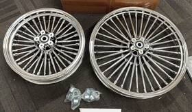 3642-1-chr-efb Tarazon 21x2.15 16x3.5 Fat Spoke Wheels Rim For Harley Dyna Street Bob Low Rider Used