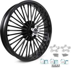 Tarazon 689788629667 21x3.5 36 Fat Spoke Tubeless Front Wheel For Harley Touring Baggers Str