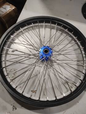 Fw-1914bla-761blu-usa-0116 Tarazon 19 Inch X1.4 Spoke Front Wheel Rim Hub For Beta Explorer Sur-ron Light Bee X Fw-1914bla-761blu-usa-0116 Tarazon 19 Inch X1.4 Spoke Front Wheel Rim Hub For Beta Explorer Sur-ron Light Bee X