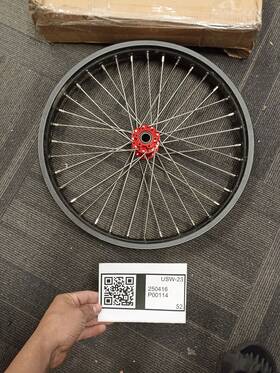 Tarazon Fw-1914bla-761red-usa-0115 19 Inch Spoke Front Wheel Rim Hub For Sur-ron Light Bee X Talaria Segway