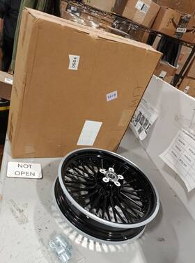 Hd-frw-c36122-1-bla Tarazon 21x2.15 16x3.5 Fat Spoke Wheels For Harley Night Train Heritage Softail Classic