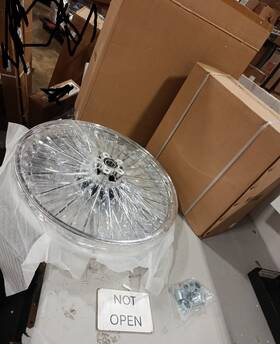 Tarazon Hd-frw-c36122-1-chr 21x2.15 16x3.5 Fat Spoke Wheels For Harley Softail Night Train Heritage Used