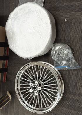 Hd-frw-c3632-2-chr-gsp Tarazon 16x3.5 Fat Spoke Wheels For Harley Touring Road King Electra Glide 84-08 Used