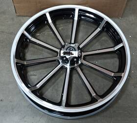 Hd-fw-c1001-009-bla-ca Tarazon 21x3.5 Front Wheel Rim Abs For Harley Dyna Low Rider Street Bob Wide Glide 08-17