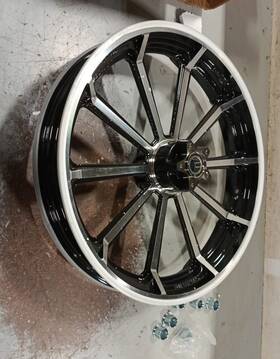 Hd-fw-c1001-011-bla Tarazon 21x3.5 Front Wheel Rim Hub For Harley Touring Electra Glide Ultra Classic 84-08