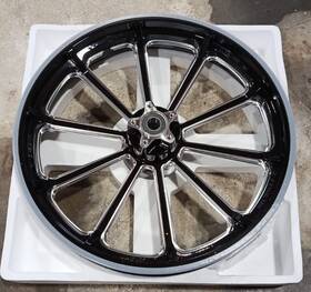 Hd-fw-c1002-006-bla-rf Tarazon 21x3.5 Front Wheel Rim Dual Disc Hub For Harley Touring Road Glide Ultra Fltru