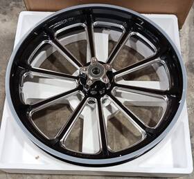 Hd-fw-c1002-007-bla Tarazon 21x3.5 Front Wheel Rim Hub For Harley Softail Heritage Fatboy Deluxe Dyna Fxdwg