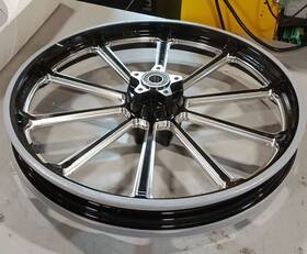 Hd-fw-c1006-009-bla Tarazon 21x2.15 Front Wheel Rim For Harley Dyna Street Bob Fxdb Wide Glide Fxdwg Used