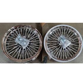 Hd-fw-c3632-1-chr-racing617 Tarazon 16x3.5 Chrome Fat Spoke Wheels Rims For Harley Softail Boy Deluxe Flstf Fxst
