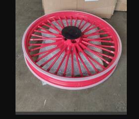 Hd-fw-c364-red-rf-0817 Tarazon 21x2.15 Fat Spoke Front Wheel Rim For Harley Dyna Street Bob Wide Glide Choppers