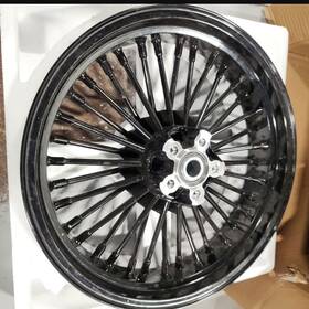 Hd-fw-c369-bla-ca Tarazon 17x3.5 Fat Spoke Front Wheel Rim For Harley Sportster X48 Xl1200x 2010-2023 Used