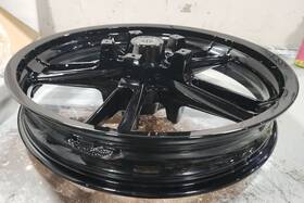 Hd-fw-c370-bla Tarazon 21x3.5 Enforcer Wheel Front Rim For Harley Touring Bagger Road Glide King 09-up