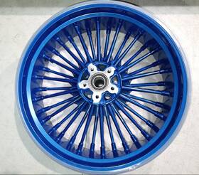 Hd-rw-c361-1-blu Tarazon 18 Inch X5.5 Fat Spoke Rear Wheel Rim For Harley Softail Fatboy Deuce Slim Dyna Fxdb