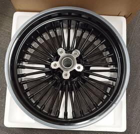 Hd-rw-c362-1-bla-racing1020s Tarazon 16x3.5 Fat Spoke Rear Wheel Rim For Harley Touring Road King Electra Glide Used