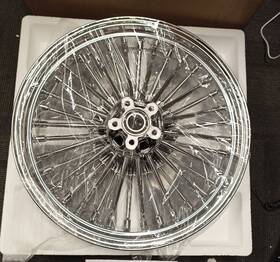 Hd-rw-c363-1-chr-rf Tarazon 18x3.5 Fat Spoke Wheel Rear For Harley Heritage Softail Deluxe Dyna Fxdwg Used