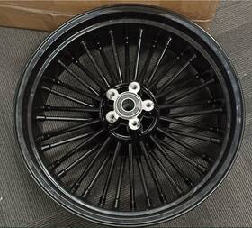 Hd-rw-c366-bla-ca Tarazon 18x5.5 Fat Spoke Rear Wheel Rim Cush For Harley Touring Road Electra Glide Used