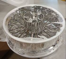 Hd-rw-c366-chr-efb22 Tarazon Fat Spoke Wheel Rear Rim 18x5.5 Cush Drive For Harley Road Glide King 09-25 Used