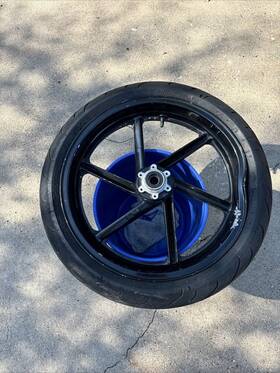 Str-cwh-002-blag-gp-0809 Tarazon 17x3.5 Tubeless Front Wheel Rim For Honda Cbr400rr Vfr750f 94-97 Cbr 600 F 95-98