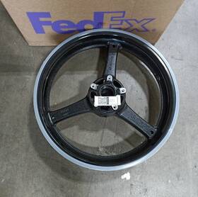 Str-cwk-003-bla-hy-0601 Tarazon Used For Kawasaki 17 Inch X3.5 Tubeless Front Wheel Rim Black Zx10r Ninja 2016-2024