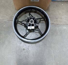 Str-cwk-007-bla-hy-0711 Tarazon Used 17 Inch X3.5 Front Wheel Black Tubeless For Kawasaki Z650 Z900 Ninja 650 17-23