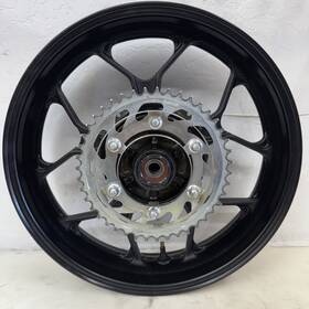Str-cwy-005-bla-hy-0711 Tarazon 2020 2022 Yamaha Mt-03 Rear Wheel With Brake Rotor And Hub Nice Straight