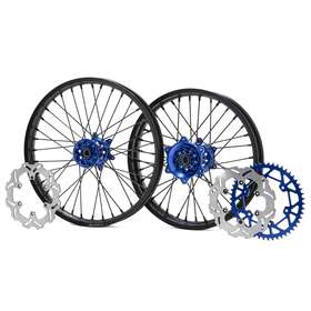 Yzfws2119bs-blu-624 Tarazon For Yamaha 21 Inch /19 Cnc Spoked Wheel Rotor Sprocket Kit Yz250f 14-23 Yz450f 14 15