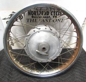 0300819 Triumph 79-80 Bonneville 750 T140 D Rear 19 Inch Spoke Wheel Rim Sprocket Parts