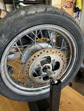 4343182 Triumph 2009 Bonneville Rear Back Wheel Rim