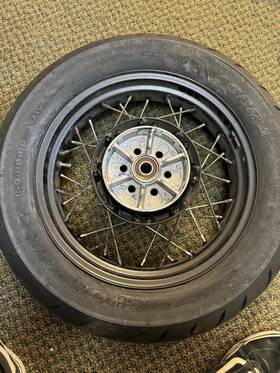 T2000594 Triumph Oem Bonneville Bobber Front Wheel With Tire