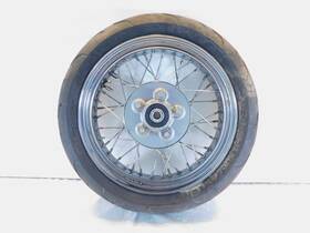 T2010205 Triumph 1998-2003 Thunderbird Sport Chrome Spoked Rear Wheel Rim And Tire