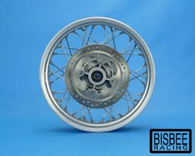 T2011011 Triumph Oem 04-16 Thruxton 900 Carb Efi Rear Spoked Wheel Rim 17x3.5 Straight