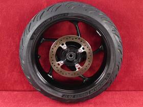 T2011280 Triumph Straight Rear Wheel With Rotor And Tire Nice Back Rim 22-24 Tiger Sport 660