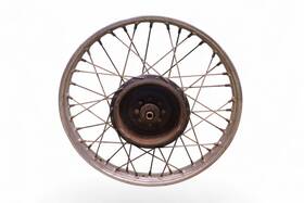 Wm1-20 Triumph 650 Pre Unit 57 Trophy Front Wheel Dunlop Rvg11