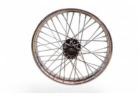 Wm19-3 Triumph 650 Pre Unit 57 Trophy Front Wheel Dunlop T100